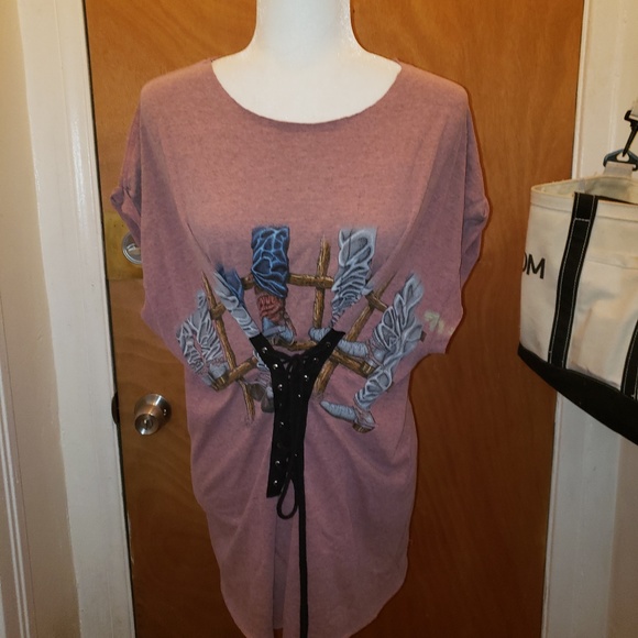 Furst of a kind new with tag cowboy print t shirt - Picture 2 of 4